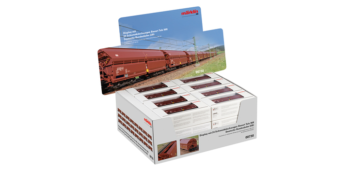 00730-1 Marklin Zwenkdak wagon type Tals 968 uit set 00730