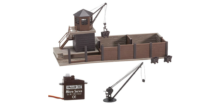 120128 Faller Klein bw-set met servomotor-aandrijving