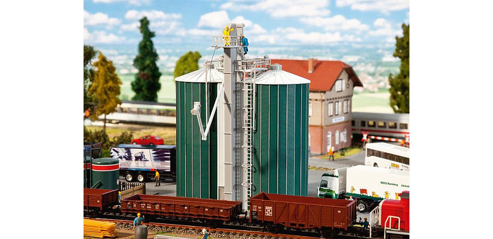 120260 Faller Dubbele silo