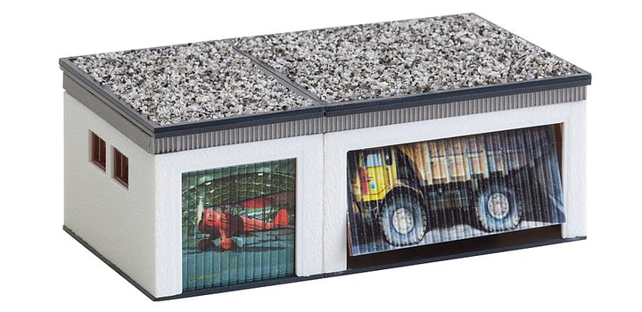 130319 Faller Dubbele garage + aandrijving