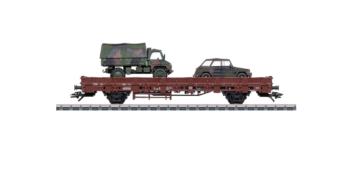 46929 Marklin Rongenwagen type Kbs 443 met lading