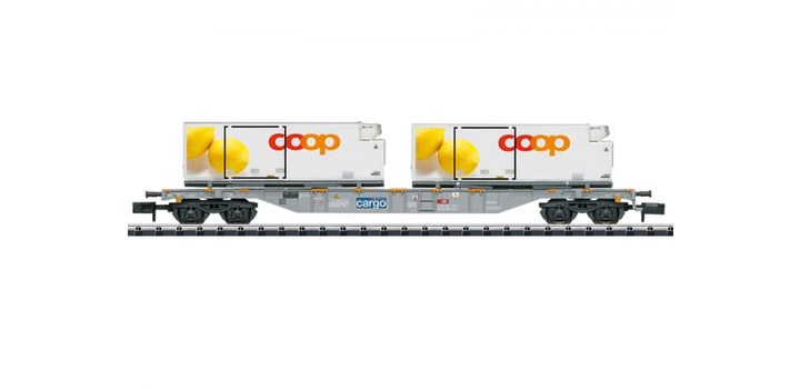 15492 Minitrix N Containerwagen 