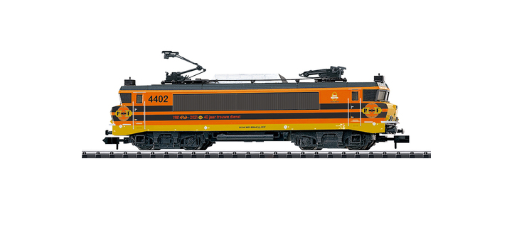 16007 Minitrix N E-lok Serie 1600 als 4402 Rotterdam Rail Feeding B.V. (RRF)