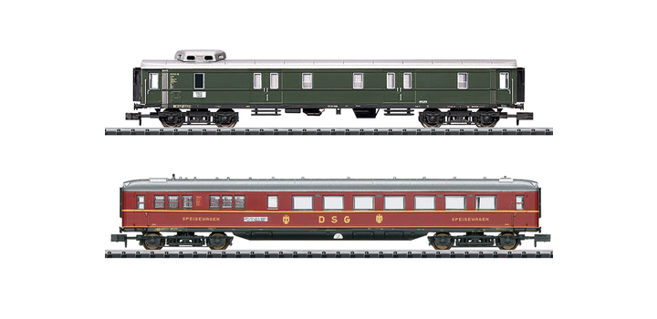 18286 Minitrix N Sneltreinrijtuigen Set 1 