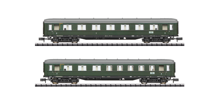 18287 Minitrix N Sneltreinrijtuigen Set 2 