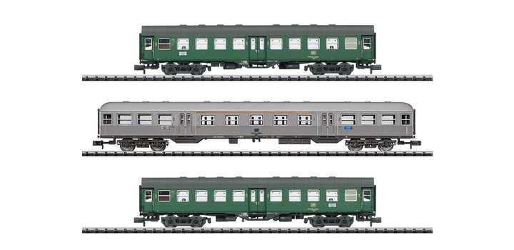 18295 Minitrix N Personenwagenset deel 1 - passend bij 16017 BR 001