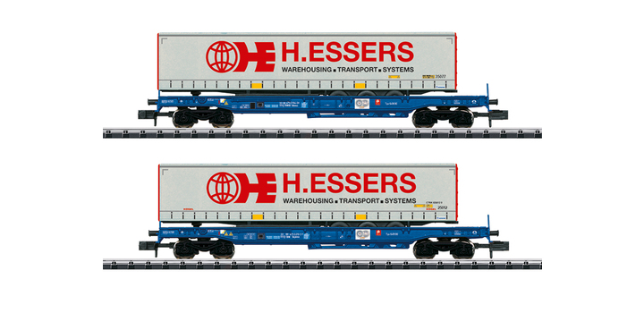 18711 Minitrix N Taschenwagen-Set Sdgmss H. Essers