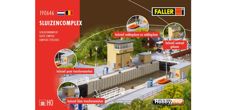 190646 Faller Sluizencomplex NL 1/87