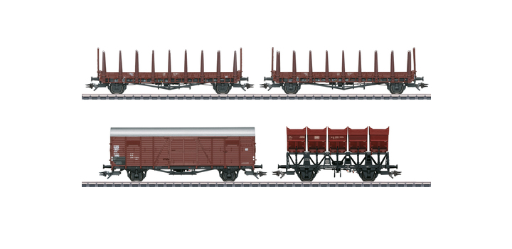 46664 Marklin Set goederenwagens DB