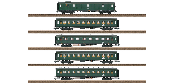 23388 Trix Sneltreinrijtuigenset 