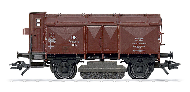 24050 Trix Railreinigingswagen Klapdekselwagen K15