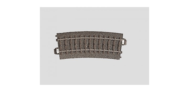 24115 Gebogen rail R1 = 360 mm / 15?