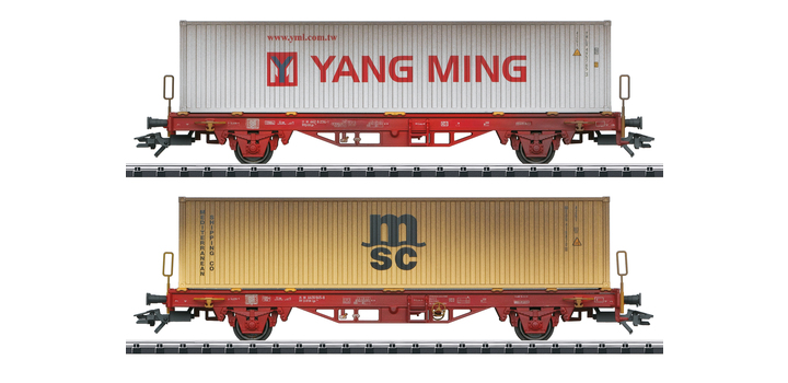 24139 Trix Container-Draagwagen-Set Lgs 580