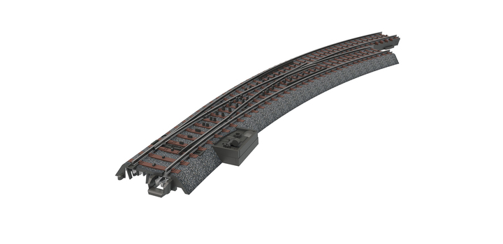 24772 Marklin C-rails Slanke meegebogen wissel rechts