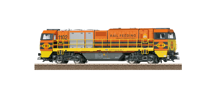 25297 Trix Vossloh G 2000 BB Rotterdam Rail Feeding MFX DCC Sound