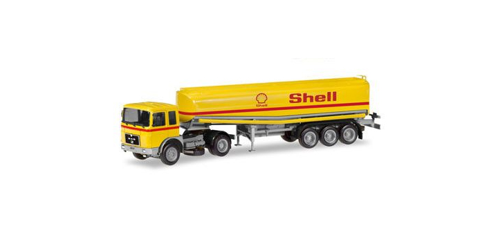 309271 Herpa MAN F8 Benzintank Sz. Shell (NL) 1:87