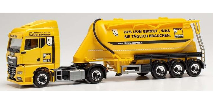 314534 Herpa MAN TGX GM E.Sz. Silo Melmer / Friends on the Road 1:87