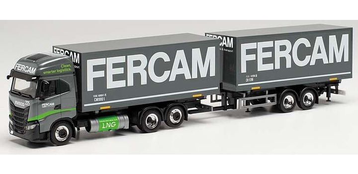 314756 Herpa Iveco S-Way LNG W.Hz. Fercam - 1:87