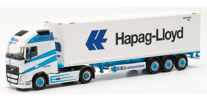 314848 Herpa Volvo FH Gl. XL C.Sz. Wiek / Hapag Lloyd 1:87