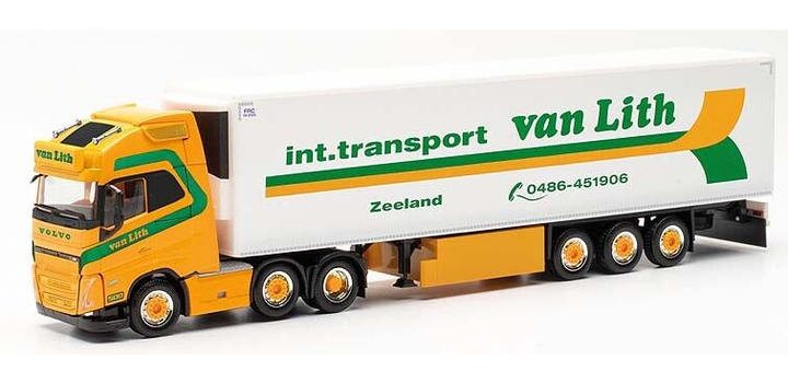 315456 Herpa Volvo FH Gl. XL 6x2 '20 K.Sz. Van Lith Int. Transport (NL) 1:87