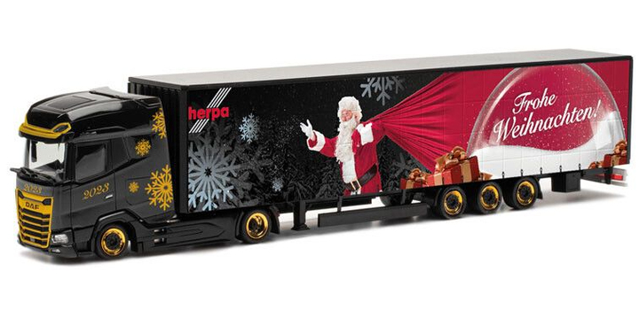 316392 Herpa DAF XG+ L.Sz. 15m Herpa Weihnachten / X-Mas 2023 1:87