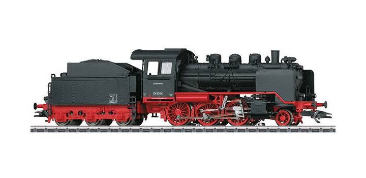36244 Marklin Stoomlocomotief BR 24 met sleeptender MFX + Sound + Rook