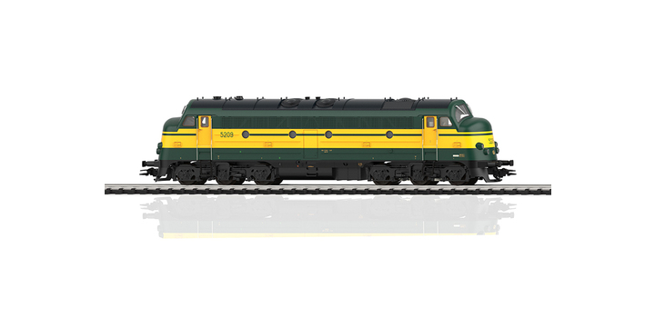 39679 Marklin Diesellocomotief serie 52 - 5209 SNCB/ NMBS MFX+ & Sound