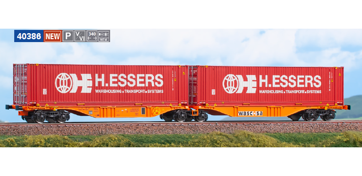 40386 ACME Containerdraagwagen Type Sggrrmss 90 Wascosa H. Essers