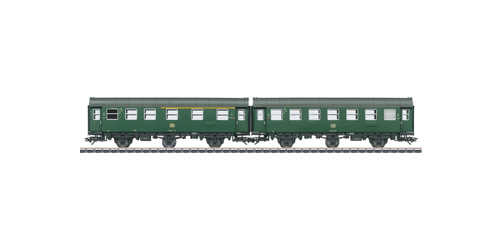 43175 Marklin Paar personenrijtuigen Ombouwagen met binnenverlichting