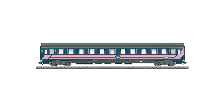 43525 Marklin Sneltrein ligwagen BI6 NMBS
