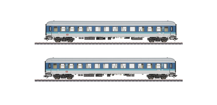 43901 Marklin Set personenrijtuigen InterRegio met binnenverlichting
