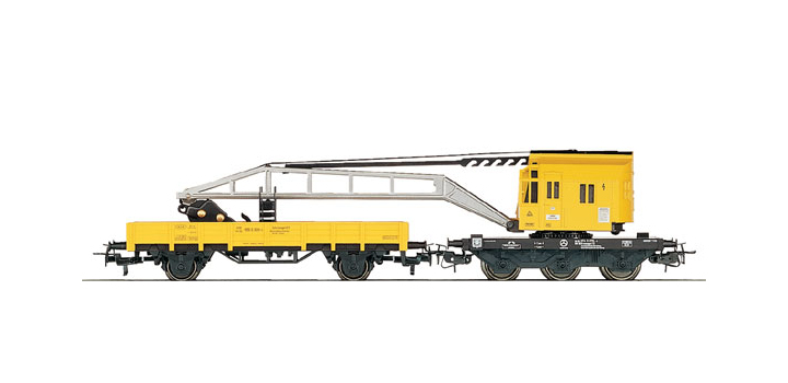 4471 Lageboordwagen geel (Past bij 4671 kraanwagen)