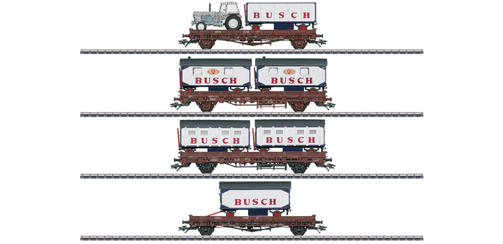 45040 Marklin Set goederenwagens Circus Busch