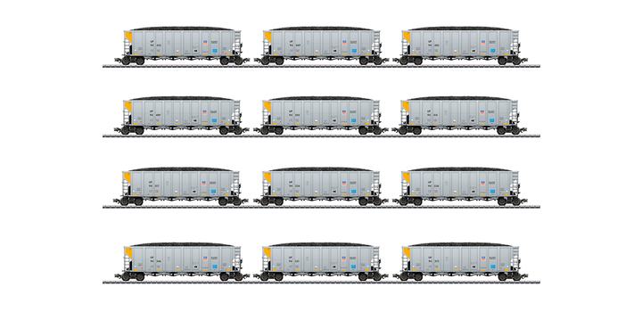 45665 Marklin 12-delige Hopper Car Set UP