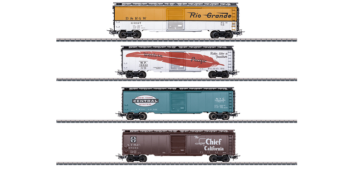 45712 Marklin Replica Set US goederenwagens 'Tin Plate'