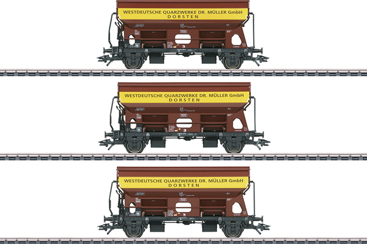 46335 Marklin Set zwenkdakwagens Tdgs DB