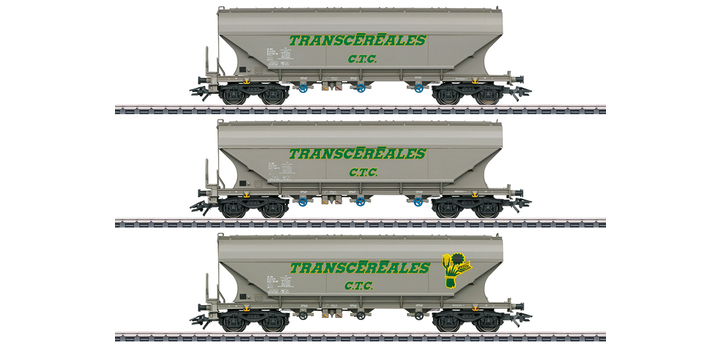 46345 Marklin Set goederenwagens graansilowagens Cerealier SNCF
