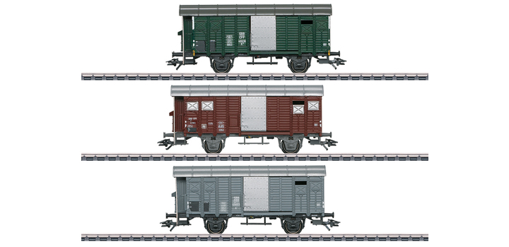 46568 Marklin Set goederenwagens met huifkar K3 SBB