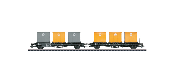 46661 Marklin Containertransportwagen Laabs VW