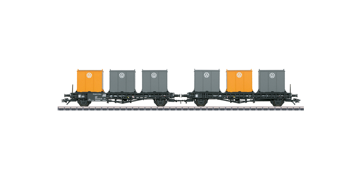 46663 Marklin Containertransportwagen Laabs VW