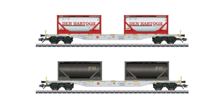 47137 Marklin Set containerwagens Sgns Den Hartogh NL