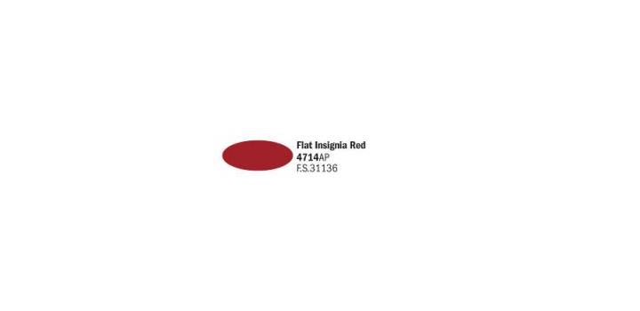 4714 Flat Insignia Red