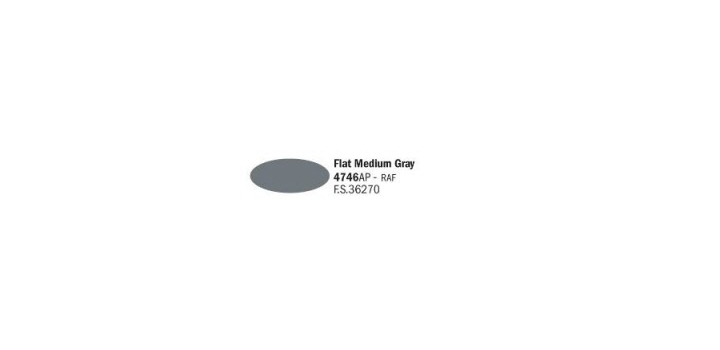 4746 Flat Medium Grey