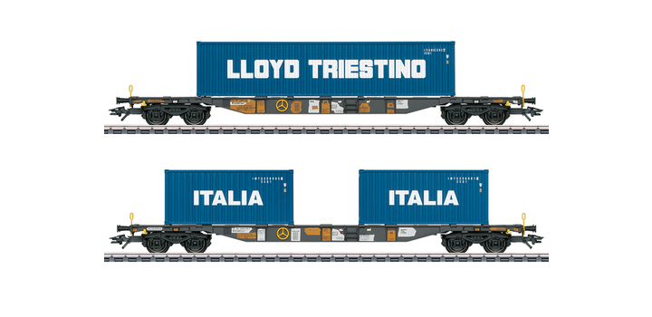 47460 Marklin Set containerwagens type Sgns