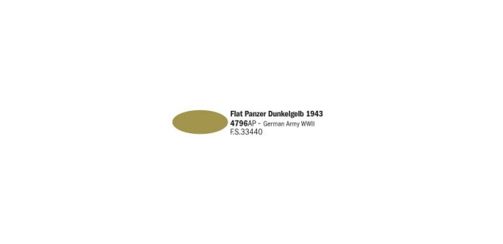 4796 Flat Panzer Dunkelgelb 1943