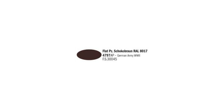 4797 Flat Panzer Schokobraun RAL 8017