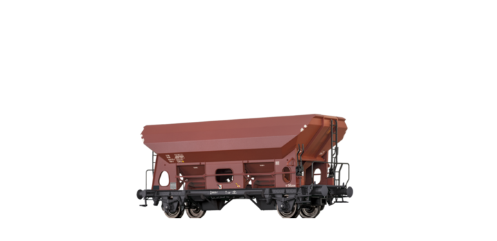 49524 Brawa Open goederenwagen NS Eds Bruin