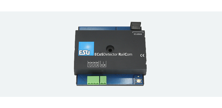 50098 ESU ECoSDetector RC R?ckmeldemodul, Opto, 4 Eing?nge RailCom