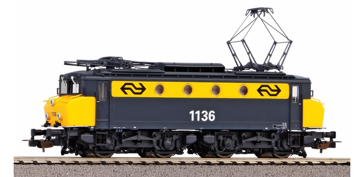 51371 Piko NS E-lok serie 1100 - 1136 Geel Grijs met botsneus AC Digitaal Sound
