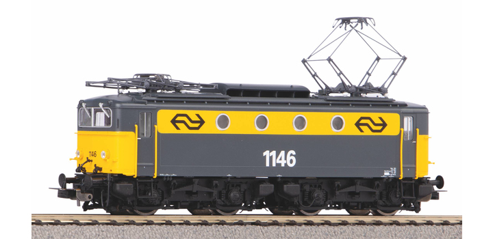51379 Piko NS E-lok serie 1100 - 1146 Geel Grijs AC Digitaal Sound